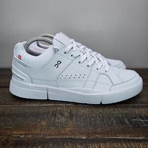 NEW On Cloud The Roger Clubhouse Womens Size 9.5 Court Tennis Shoes Heather Gray